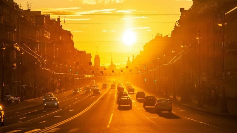 Sunset Signals Summer’s End in Washington, D.C.